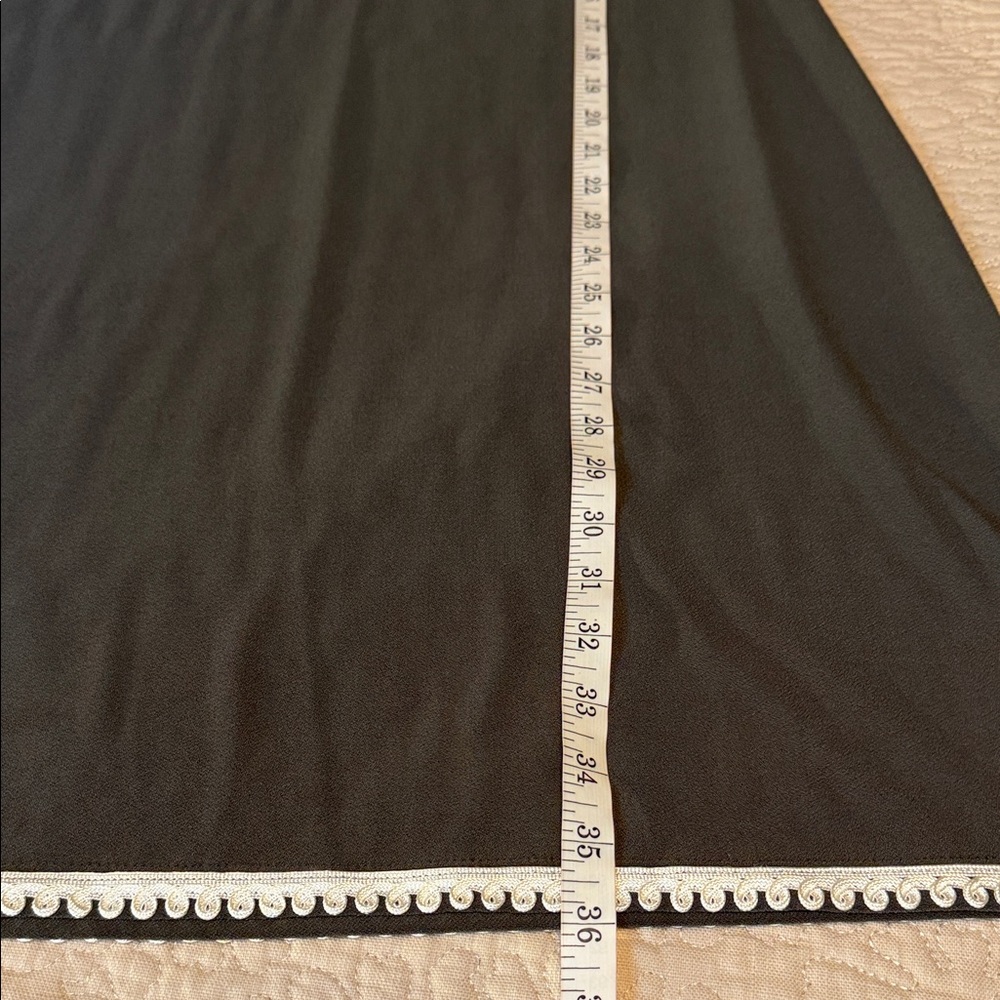 Alfani Size 0X Sleeveless Gray & Ivory Embroidered Detail Shift Dress Coastal - Picture 8 of 15